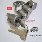 طقم أقفال ومفاتيح وسويتش جيب تويوتا الثمانينات
