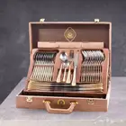 طقم شنطة ملاعق 72 قطعة فاخر