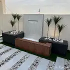 شلالات معا احوض زرع صناعي وطبيعي