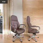 كرسي دوار جلد مكتبي بينتلي و شبك متحرك