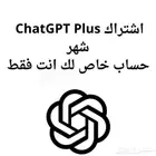 شات جي بي تي بلس شهر واحد حساب خاص