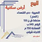 للبيع ارض بالنعيرية حي الشهداء