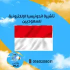 تأشيرة اندونيسيا الالكترونية السياحية للسعوديين
