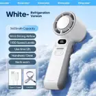 Portable mini AC Fan with a heatsink