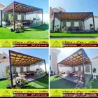 تركيب مظلات_سيارات سواتر جانبيه جلسات خارجيه