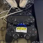 للبيع سوني فور مع شاشه قيمنق ويدات