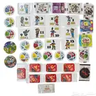 عدد 39 بطاقة جديدة متنوعه هدايا بسكويت وبطاطس البطل وحروف