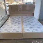 جديد سرير نفر واحد   سرير نفر و نص  سرير نفرين مع مرتبه