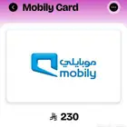 بطاقة موبايلي 230 ريال