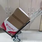 عربة يدوية لتسلق السلالم مع عجلات مطاط