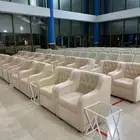تاجير كنب وكراسي وطاولات طعام ومستلزمات الحفلات