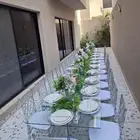 تأجير طاولات وكراسي قزاز ومخيمات وكنب