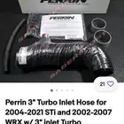 للبيع مدخل توربو جديد Perrin لسوبارو sti