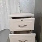2 طاولتان جانبيتان طاولتان للتخزين