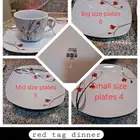 red tag dinner set