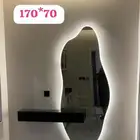 مرايات ليد تتش 3لون جاهزه