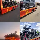 سطحة هيدروليك متخصصة في تحميل الدبابات النارية