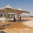 مضلات وسواتر ومشبات وجلسات وديكورات احوشه