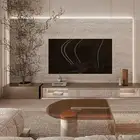 ديكورات خلفيات تلفزيون رفوف شيبورد