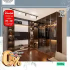 فصل معنا  غرفة_ملابس بصناعة وألوان حسب الطلب وبضمان 10 سنوات