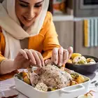 خضار مقطع دجاج مقطع الربوة