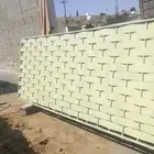 بيت شعر قرميد مظلات خارجيه