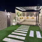 تنسيق حدائق وعمل جلسات وغرف زجاجيه