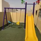 مرجيحتين وزحليقة قوي وممتاز جدا