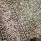 للبيع سجاده حرير لون أخضر فاتح نظيفه
