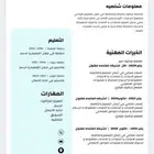 تصميم سيره ذاتيه احترافيه