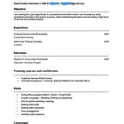 سيرة ذاتية حديثة بنظام ats احترافي ومطلوب لدى الشركات (Cv)