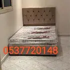 modern style medium size bedframe and mattress available