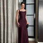 فستان سهرة ناعم دانتيل وشيفوون   يتمي ز بقص ة كورسيه