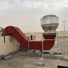 Duct HVAC kitchen hood FCU indoor outdoor copper pipe