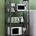 ب95 ستاند معدني أرفف بعجلات قابل للطي 4 طبقات للبيع بمكة