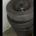 طقم جنوط سوح و كفرات نظيفة جدا مقاس 14