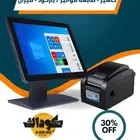 بيع صيانة تعريف جهاز كاشير طابعة فواتير - باركود وبرنامح