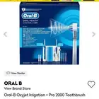 Oral-B Oxyjet Irrigation   Pro 2000 Toothbrush