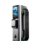 قفل ذكي عوامل حيوية بصمه يد ووجه ومستشعر حركه وكاميرا مباشرة