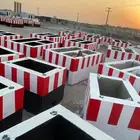 صبيات حواجز خرسانية