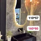 مرايات ليد تتش 3لون جاهزه