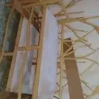 جلسه خارحيه مصنوعه من خشب الشجر 8 امتار