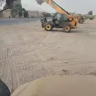رافعه تلسكوبيه كتربلر للايجار اليومي الشهري او بلرد