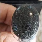 خاتم عقيق افريقي شفة عبد منقوش