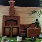 مشب نار قرميد تلبيش قوماش مشب رخام صغور