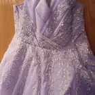 فستان ملكة بنفسجي