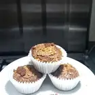 كيك رفايلو بالبندق والموز الصحي