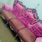 مجلس كنبتين 3نفر و4 كراسي للبيع