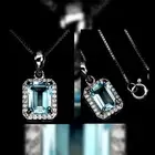 عقد نسائي توباز فضة 925