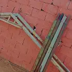 للبيع حديد خيمة أعمدة عدد4 وانطرة لسقف عدد 3 على السوم